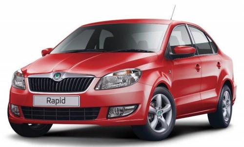 It's badge engineering at it's best the Skoda Rapid just recently launched