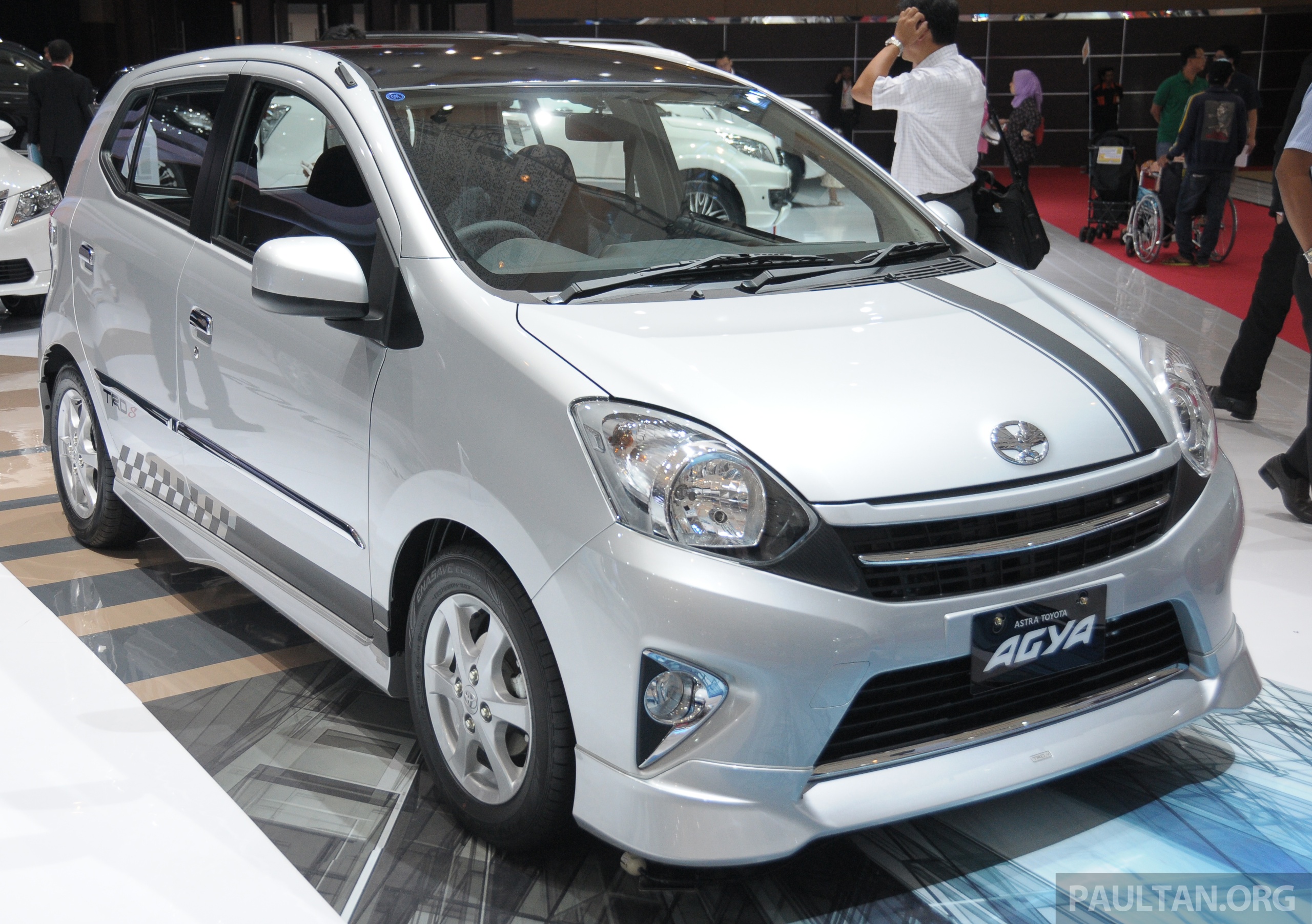 GALLERY: Toyota Agya at IIMS - cheap, green city car