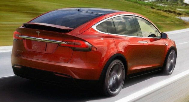 tesla model x signature red edition for cny 2016