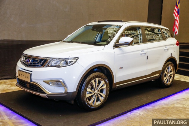 Proton SUV - Geely Boyue makes first Malaysian appearance