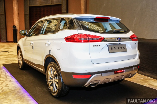 Proton-Geely Boyue SUV to go on sale by end of 2018
