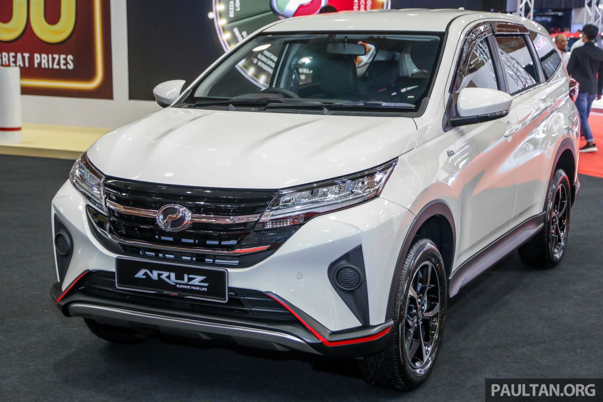 Perodua Aruz SUV new GearUp accessories - front and rear 
