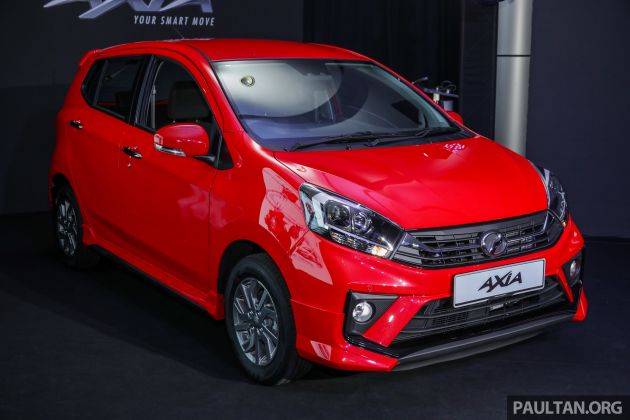 Perodua Axia facelift 2019 dilancarkan - varian baharu 